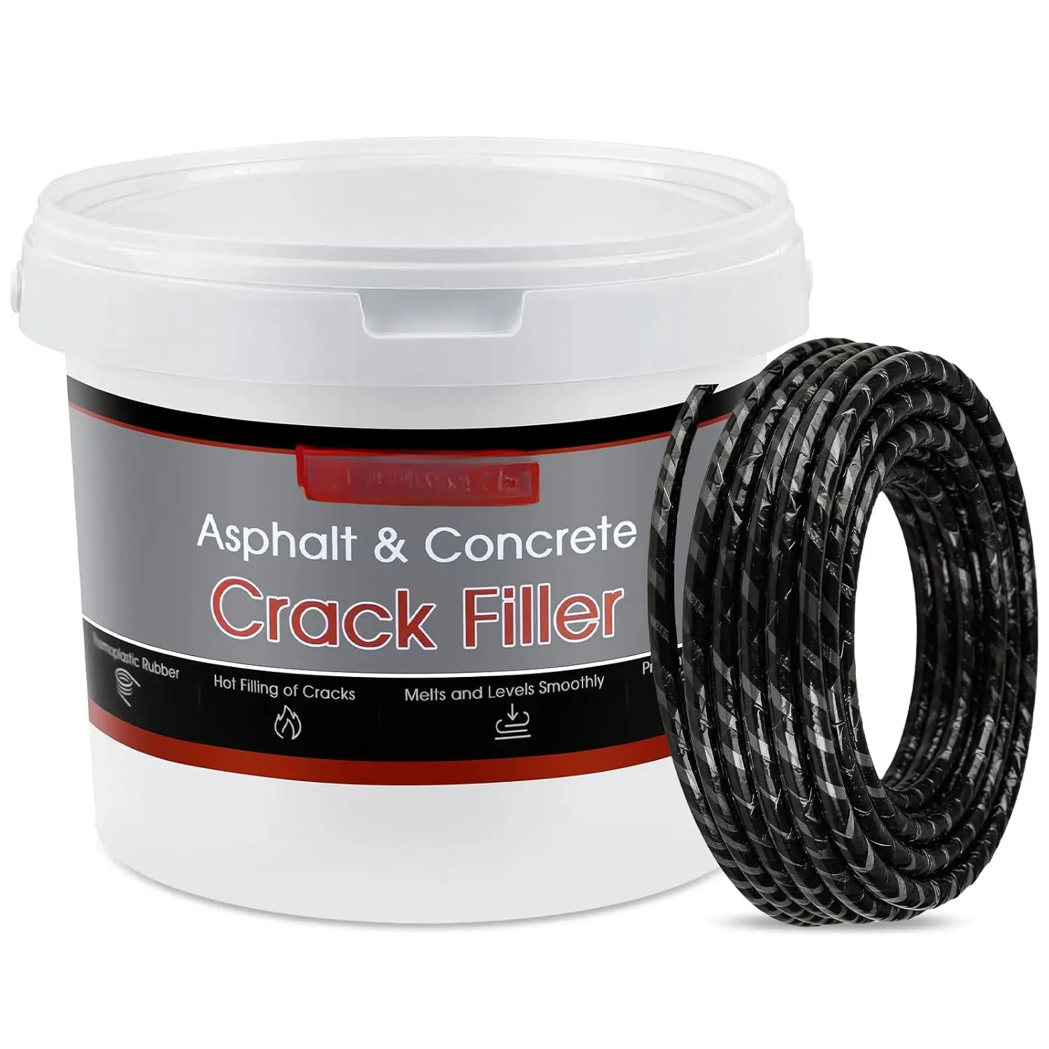 Asphalt Crack Filler Stix 75 FT for Driveway & Blacktop Repair