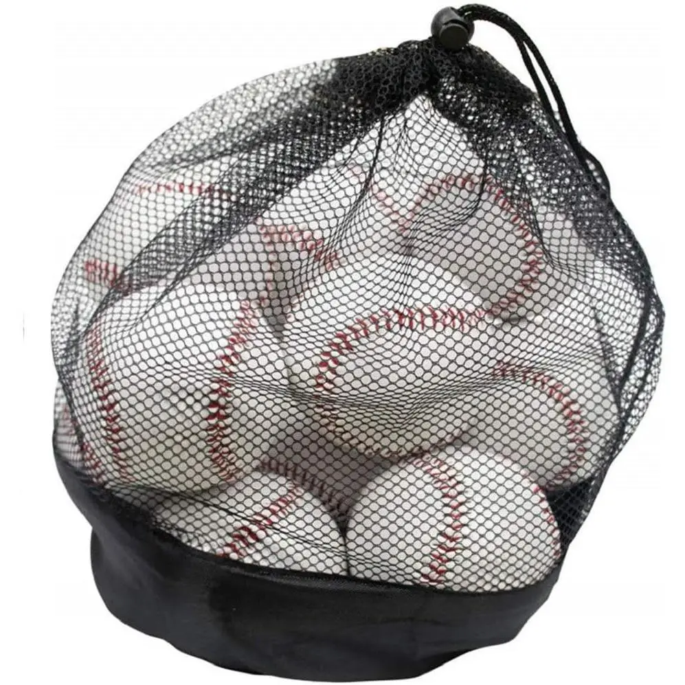 12 Pack Standard Size Adult Baseballs Unmarked & Leather Covered Training Ball
