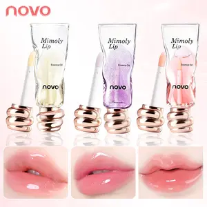 Sparkling Lip Serum, Infused With Powerful Nourishing Formula: Vitamin E, Shea Butter, Jojoba Oil, And Meadowfoam Extract To Deeply Moisturize & Chapped Lips. Moisturizing Lipstick With Flower - Perfect Korea Lips Care, Suitable For Day And Night