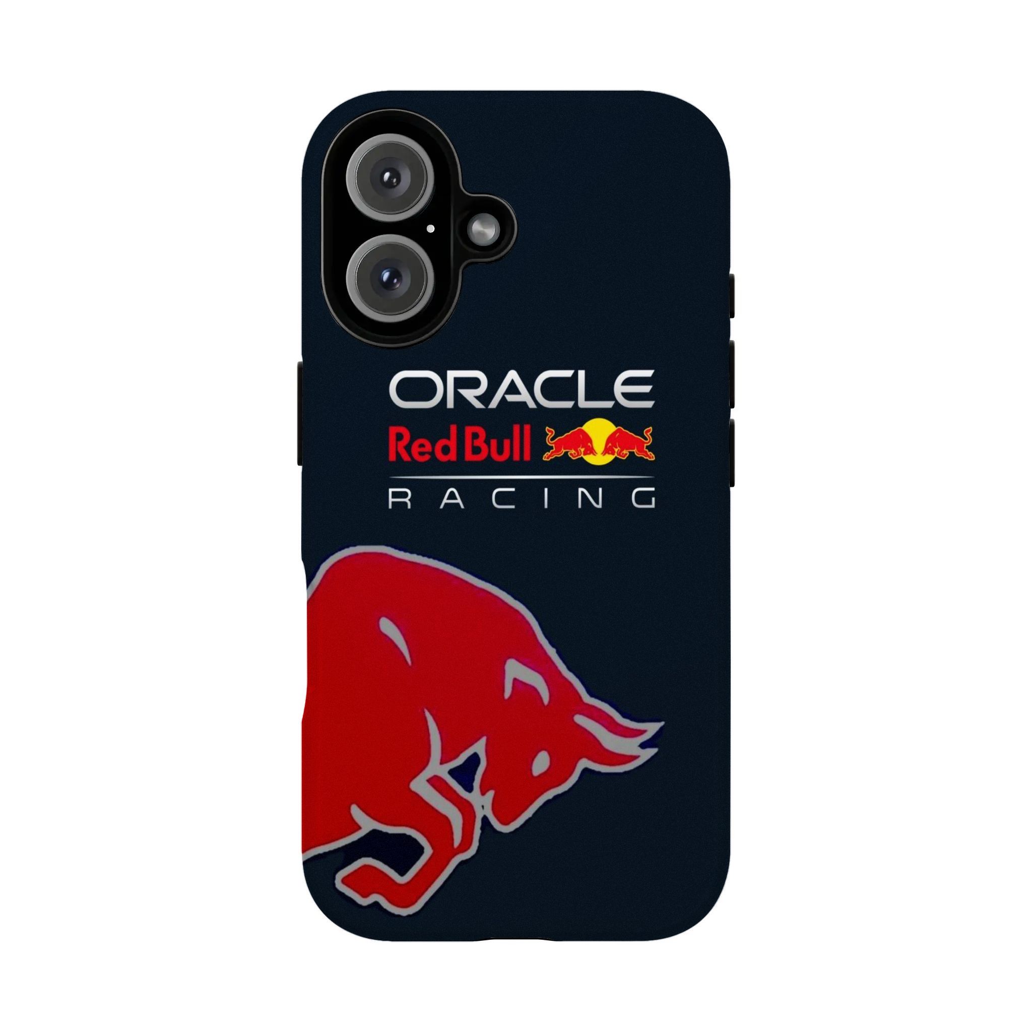 Red Bull Energy Drink Design Phone Case — Unisex Style, Compatible with iPhone 12, 13, 14, 15, 16, 17 Series. Scratch-Resistant and Durable; Resists Yellowing and Fading. The Perfect Gift Choice.