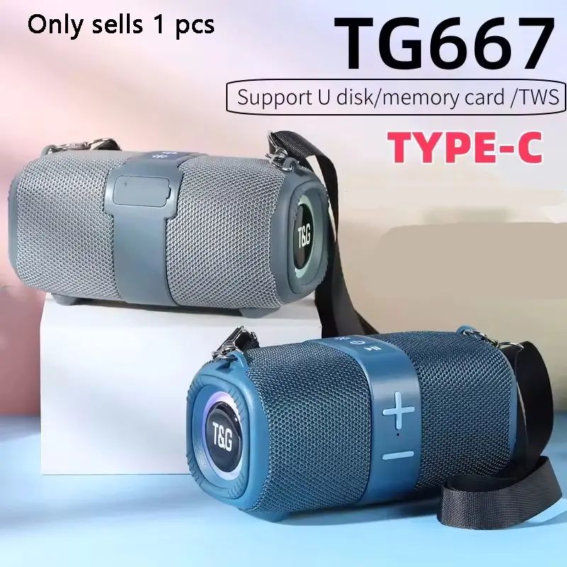 Subwoofer Bluetooth Speaker Portable Wireless Radio FM Powerful Computer TWS Caixa De Som Woofers Sound Box Music PC Bass colorful light LED Lamp Audio Computer PC TV Outdoor TF Card Slot MP3 AUX USB Call handsfree Bocina Blootooth Column Acoustics Drum