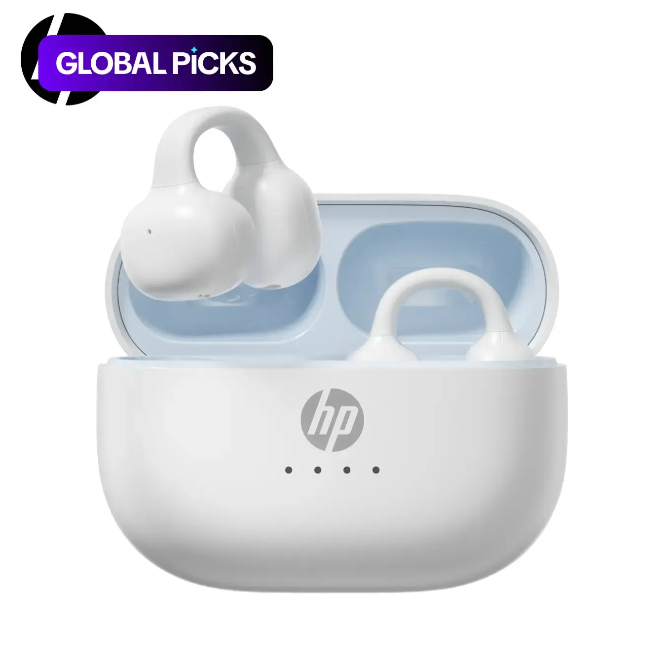 HP H10N Wireless Earphones, Portable Earphones, Stereo Bluetooth Sports Headphones with Lightweight Design, Secure Fit, Great Gift for Friends, Wireless Audio Headphones, Original Earphones, Rechargeable Wireless Earbuds