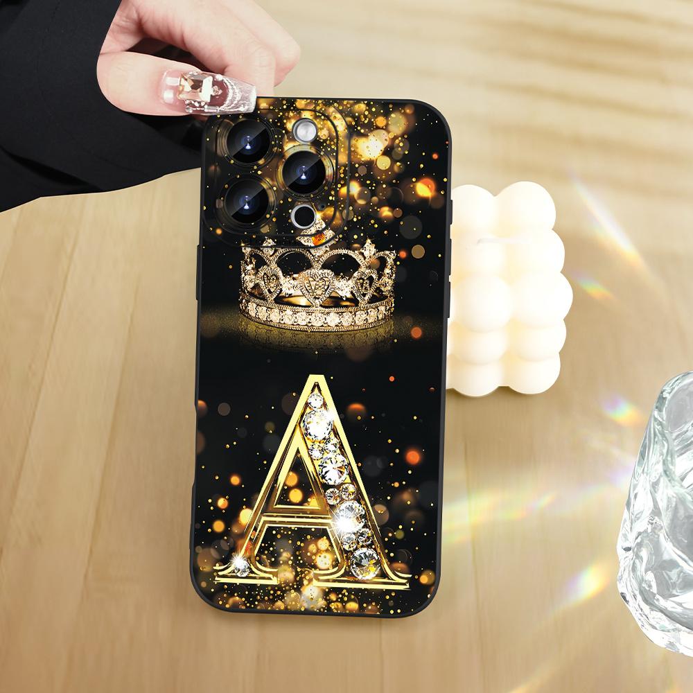 A creative letter A pattern phone case, TPU shockproof full protection case, suitable for iPhone 17/16/15/14/13/12/11 PRO MAX PLUS AIR E XS and PROMAX MINI, an ideal gift for friends and family, MS2361