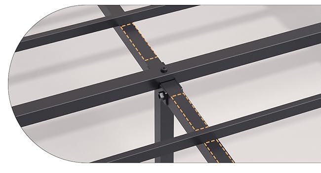 ARCH Queen Bed Frame Farmhouse, Queen Size Bed Frame with Storage Headboard & LED Lights, Charging Station Boho Platform Bed, Queen Bed Frame Metal Slats No Box Spring Needed Bedroom Set