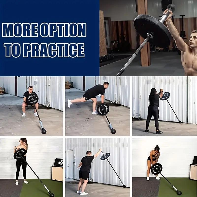 Heavy Duty Barbell Landmine Fixing Device, 360 °   Rotatable Training Base for 2-Inch Olympic Barbell, Home Gym Workout Equipment for Muscle Building & Fitness