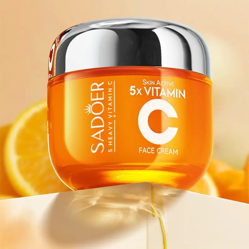 Moisturizer for Face with Vitamin C, Daily Face Cream with Hydration Boost for Plumping & Smoothing, Mild for Normal Skin, 50g, Plump Skin, Smooth Skin Routine