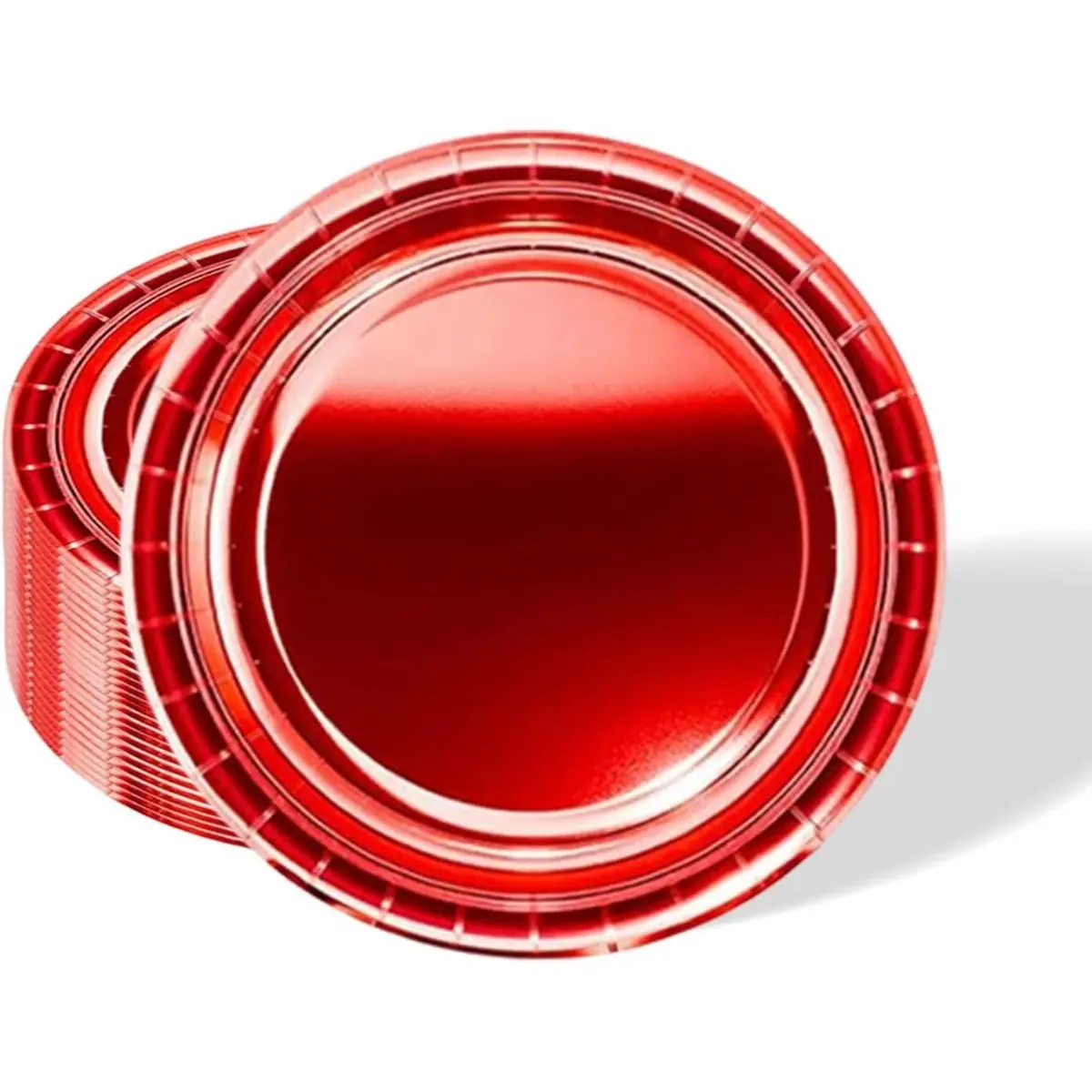 Vibrant Laser Party Paper Plates, Disposable Dinnerware, Festive Party Supplies, Birthday Party Decorations, Perfect for Celebrations and Events