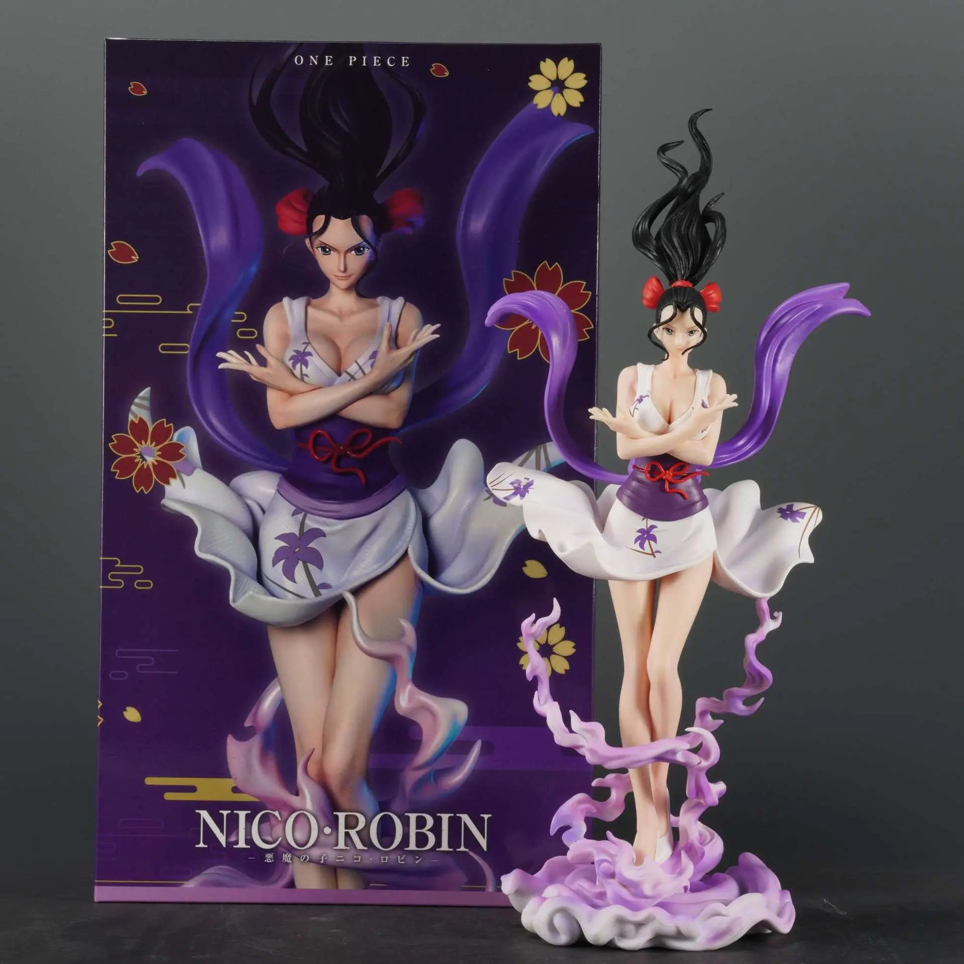 One Piece Robin Gk Figure, Angelic Arrival Anime Collectible Model, Table Decor Item, High-Quality Handmade Design, Perfect Gift for Fans