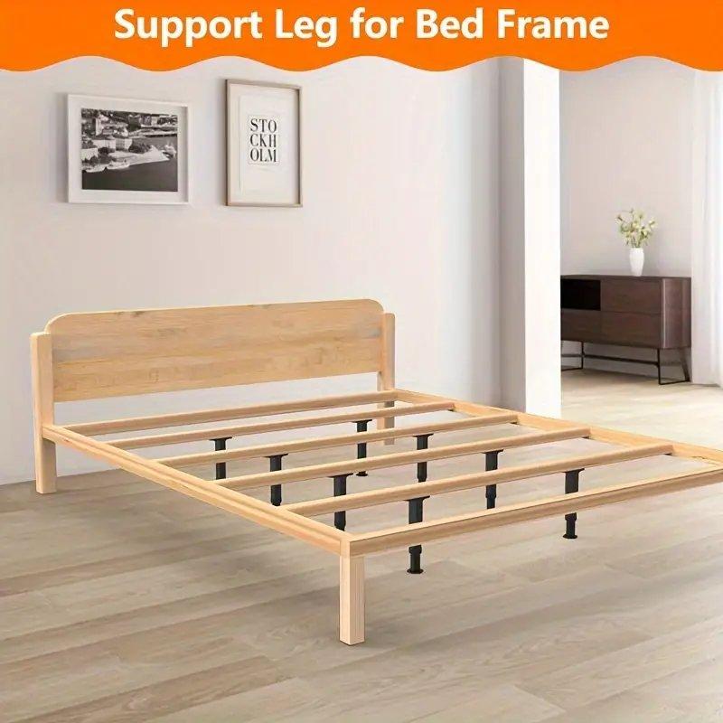 Adjustable Bed Frame Support Leg, Multi-functional Furniture Support Legs, Durable Plastic Furniture Hardware for Bed, Sofa, Dresser, Screws Install, Screws, Bolts