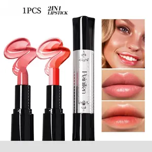 Double Headed Lipstick Enhances Complexion, Does Not Stick To The Cup, and Is Not Easily Faded. Lip Gloss Nourishes Lips, Lip Gloss, Makeup, Party Gift