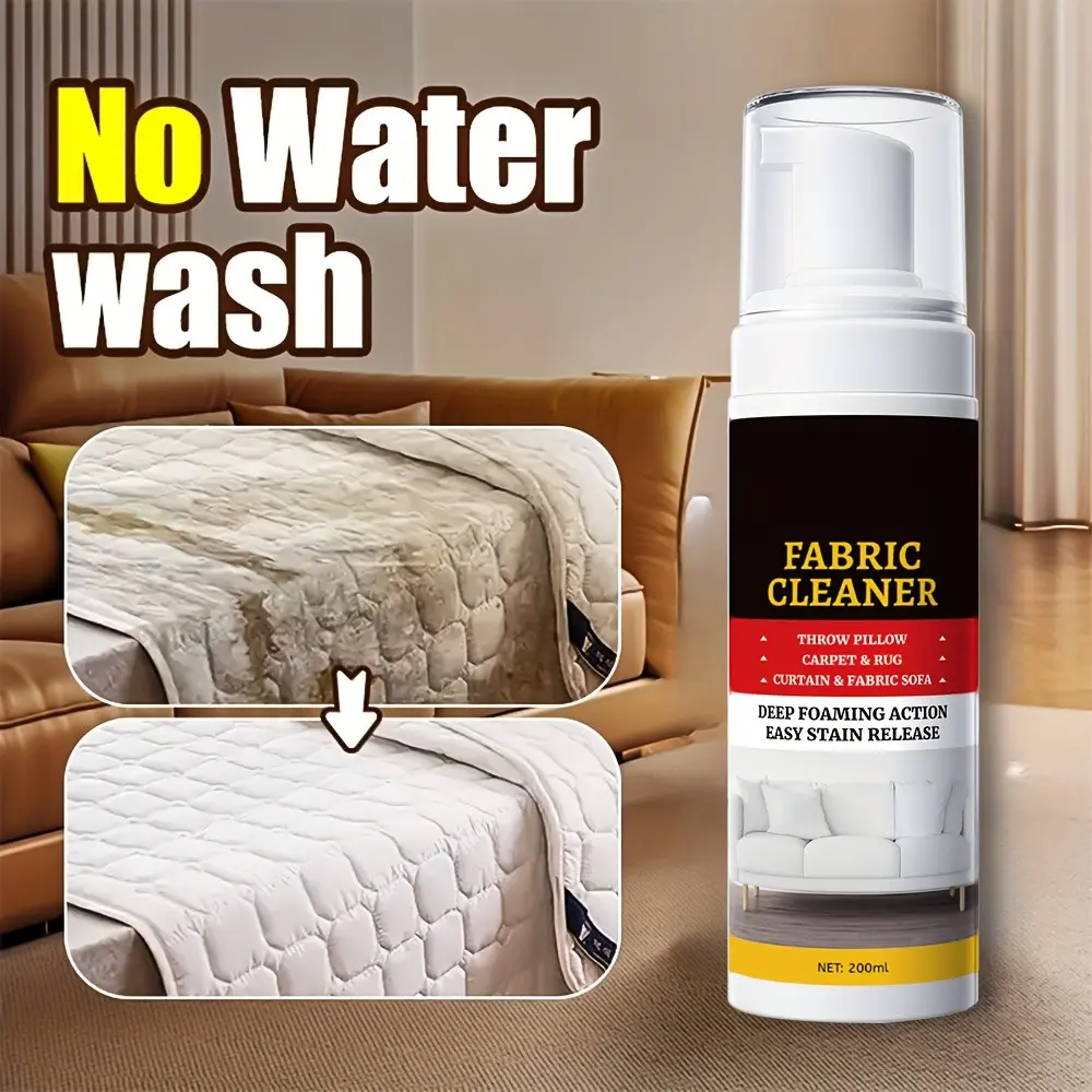 Multi-Fabric Cleaner - Upholstery Stain Remover - Spot Cleaner for Couch, Laundry, Rug, Clothes, Car Seat, Mattress, Sofa and More - 6.76 oz (200ml)