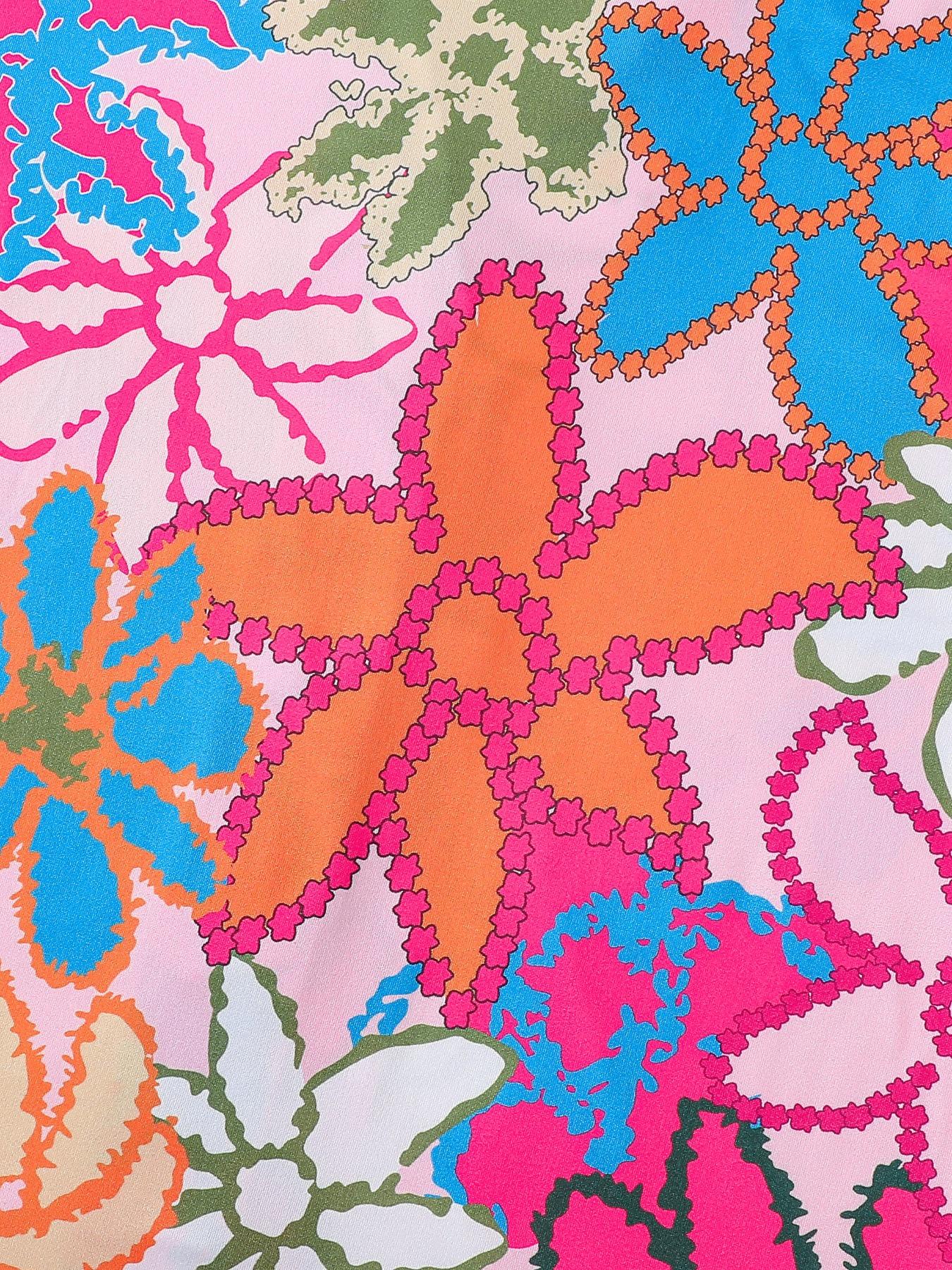 Women's Leopard Print Cherry Bow Sleepwear Pajama Set, Short Sleeve Shirt Collar Button Soft Top & Elastic Shorts, Casual Home Wear