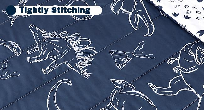 4 Pieces Dinosaur Toddler Bedding Set for Boys, Soft Breathable Toddler Comforter Set, Dino Print Navy, Includes Reversible Comforter, White Fitted Sheet and Flat Sheet, Pillowcase 4 Pieces Dinosaur Toddler Bedding Set for Boys, Soft Breathable Toddler Comforter Set, Dino Print Navy, Includes Reversible Comforter, White Fitted Sheet and Flat Sheet, Pillowcase