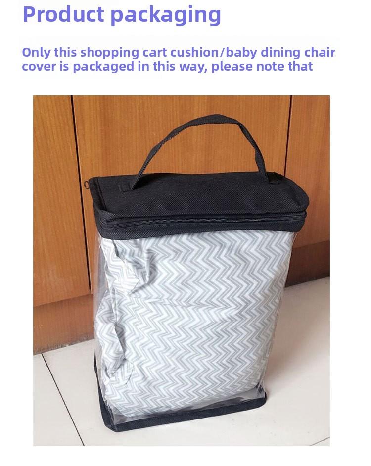 Ultimate Safety for Baby!Portable Shopping Cart & High Chair Cushion for Toddlers