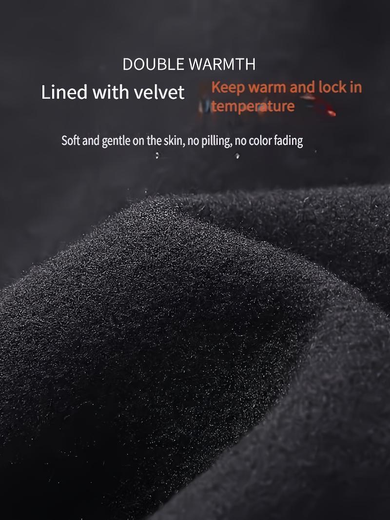 [Fleece-Lined Sports Set]8pcs Fleece-Lined Sports Set - Warm Underwear & Running Gym Clothes for Autumn and Winter - Tight-Fit Training Gear for Morning and Night Runs