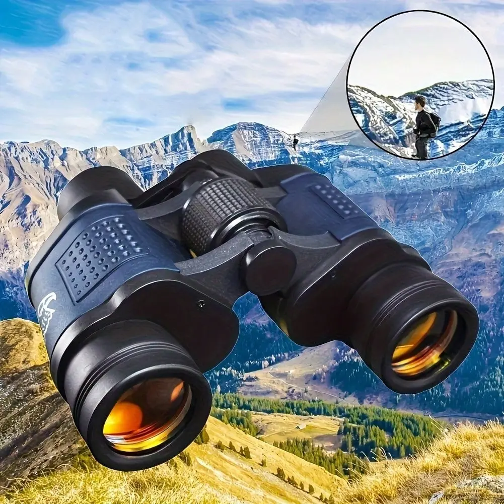 1PC High-Powered Binoculars with 60x60 Magnification, Night Vision, High-Power Lens and Coordinate System