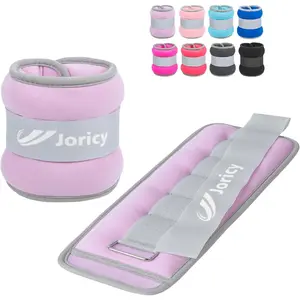 Adjustable Ankle Wrist Leg Arm Weights 1 Pair 1/2/3/4/6/8/10/12/20 LBS for Women Men, for Physical Therapy Running Walking Home Fitness Gym Workout