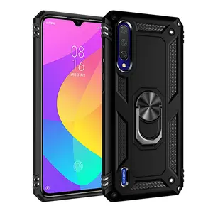 Case for Xiaomi Mi A3 Lite/Mi 9 Lite Anti-Slip Shockproof 360° Rotatable Ring Stand, Durable Dual-Layer Full Protection for Xiaomi Mi A3 Lite/Mi 9 Lite Phone Case