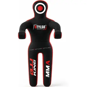 Unfilled Grappling Dummy – Adult Life Size Wrestling & BJJ Training Dummy, MMA Jiu Jitsu Judo Takedown & Throwing Practice, Heavy-Duty Triple-Stitched Canvas Submission Dummy