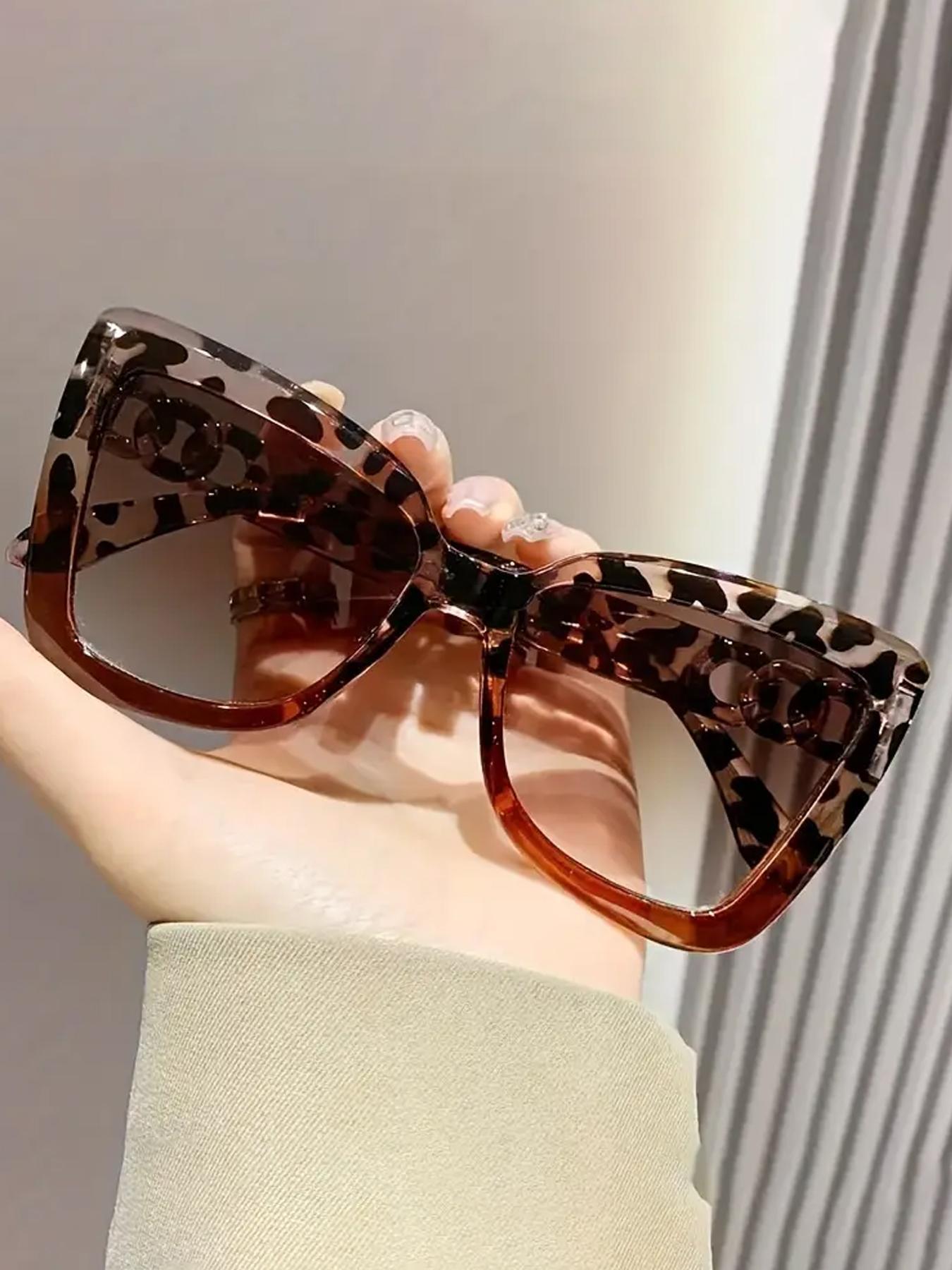 Women's Fashionable Cat Eye Frame Sunglasses, Trendy Casual for Everyday Use, Fashion Accessories for Outdoor Activities, Trendy Styling Sunglasses