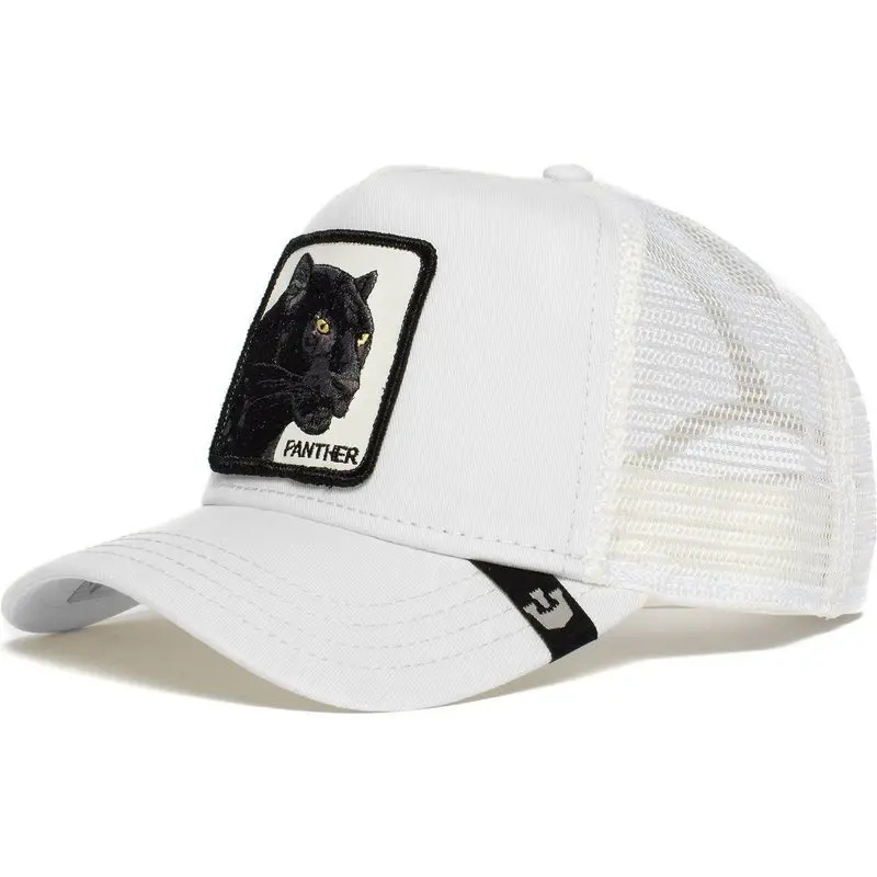 Animal Embroidery Baseball Cap Mesh Breathable Truck Driver Hat Men's and Women's Trendy Brand Hip Hop Shade