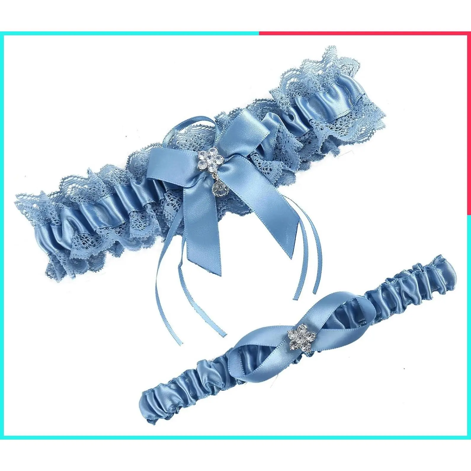 Women's Lace Wedding Garter Set – Keepsake & Toss Garter