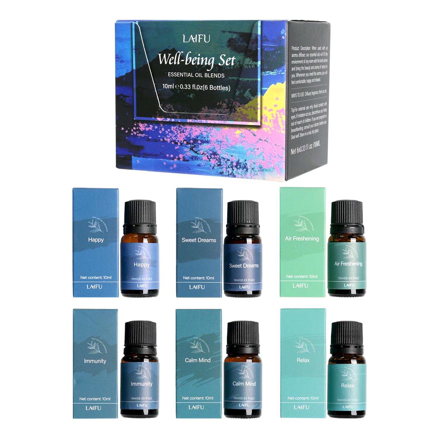 Essential Oil Blend Set, Aromatherapy Essential Oil Kit, Fresh Air Deodorant for Home & Office, A Variety of Complex Fragrances for Diffuser & DIY Candles, Great Gift.