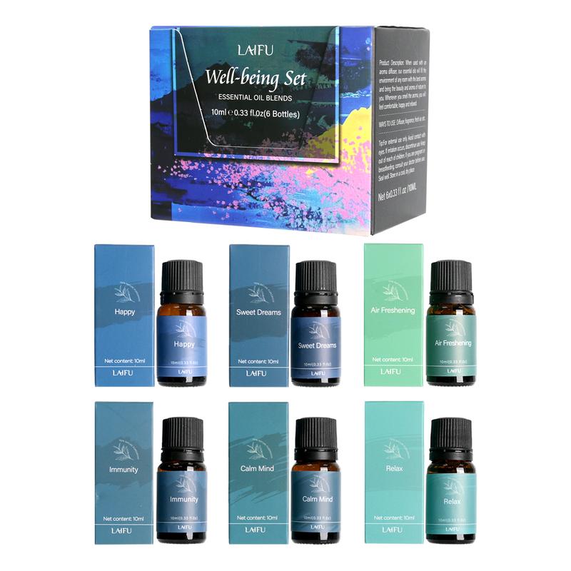 Essential Oil Blend Set, Aromatherapy Essential Oil Kit, Fresh Air Deodorant for Home & Office, A Variety of Complex Fragrances for Diffuser & DIY Candles, Great Gift.