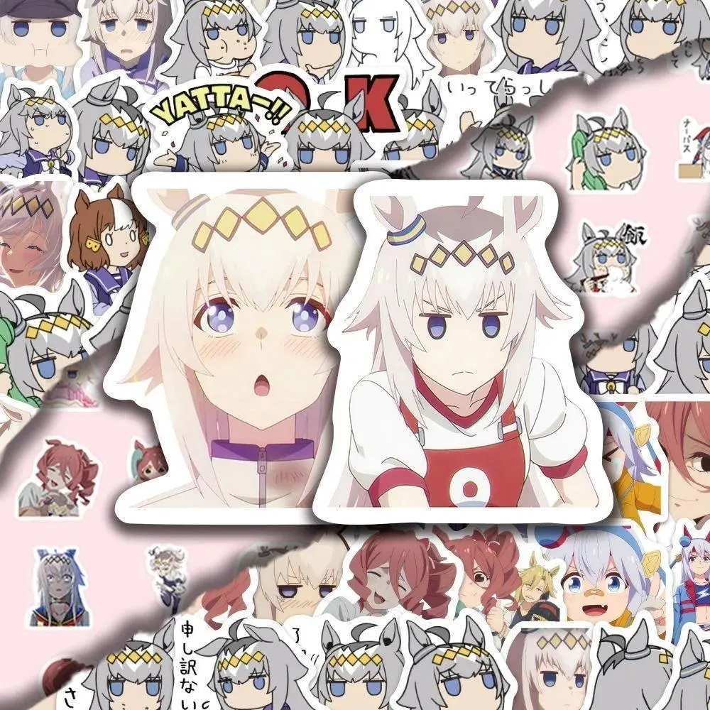 100Pcs Uma Musume Cinderella Gray Anime Sticker Set, 2026 Popular Novelty Toy Decals with Anime Art, DIY Accessories for Laptop/Phone & Suitcase, Multicolor