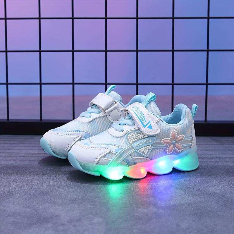 SHUJUAN Spring Girls' Light up Shoes Youngsters's Mesh Breathable Love Shoes Flower Light up Sports Shoes 1-6 Year Old Princess Shoes with Light up Luminous Girls' Sports Shoes Mesh Breathable Spring and Autumn New Youngsters Shoes Girls' Casual Lu SHUJUAN Spring Girls' Light up Shoes Youngsters's Mesh Breathable Love Shoes Flower Light up Sports Shoes 1-6 Year Old Princess Shoes with Light up Luminous Girls' Sports Shoes Mesh Breathable Spring and Autumn New Youngsters Shoes Girls' Casual Lu