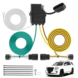Nilight 4 Pin Trailer Wiring Harness Kit 56094 Vehicle Side Custom for 2010 2011 2012 2013 2014 2015 2016 2017 Chevy Equinox GMC Terrain Trailer Light Harness w/o Factory Tow Package