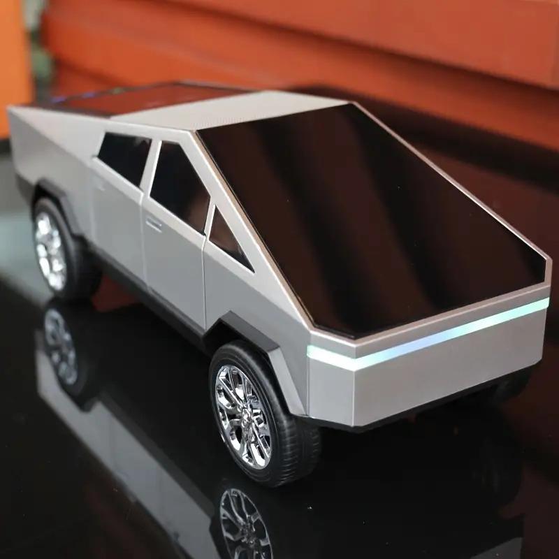 2026 personalized truck model speaker, dynamic color screen subwoofer wireless Bluetooth speaker, designed for car/truck/home/vehicle/party/outdoor model cars, suitable for various scenarios, Type-C interface, FM/TV tuner compatibility