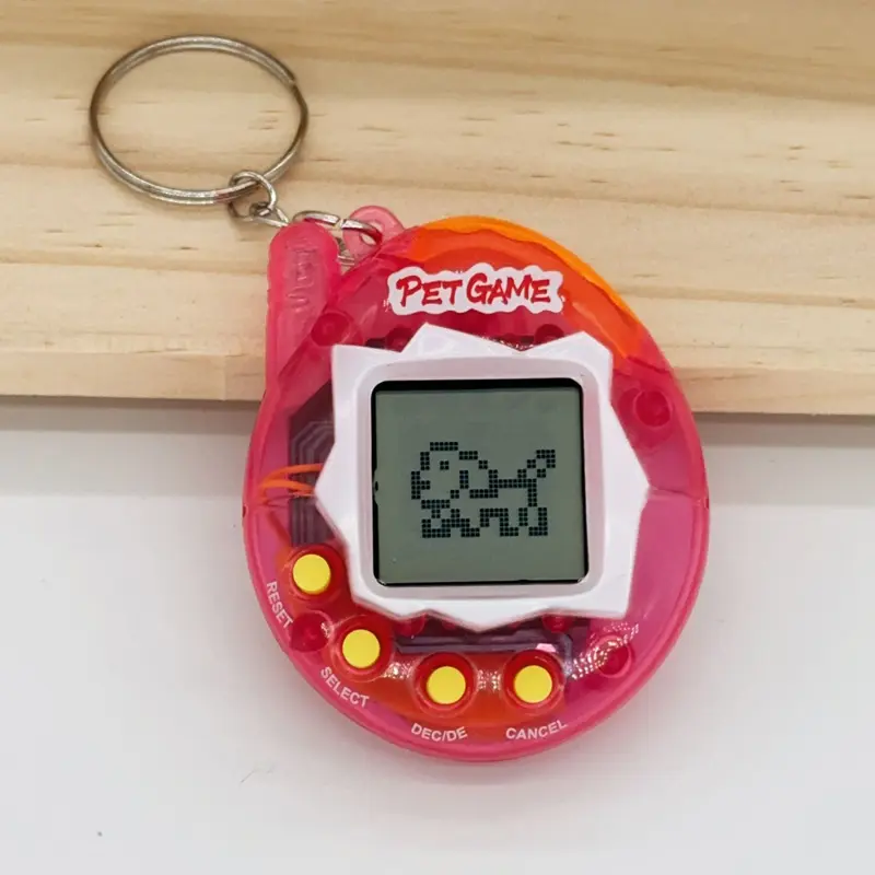 Collector's Edition Aqua Blue Plastic Interactive 3D Virtual Pet Toy - Festive Party Supplies Item, Holiday Gift for Gamers