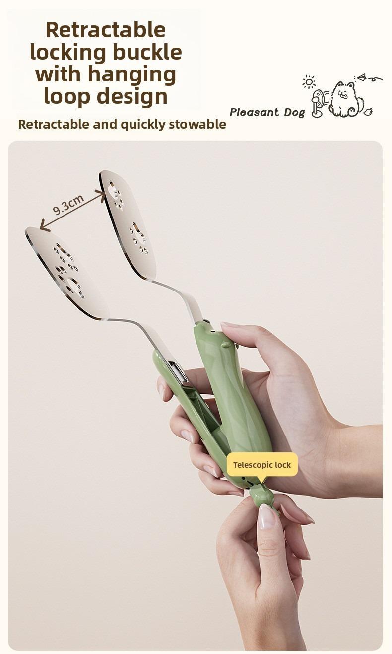 Stainless Steel Bear Pancake Griddle Clip Multifunctional Kitchen Tool for Frying Eggs, Fish, and Steaks