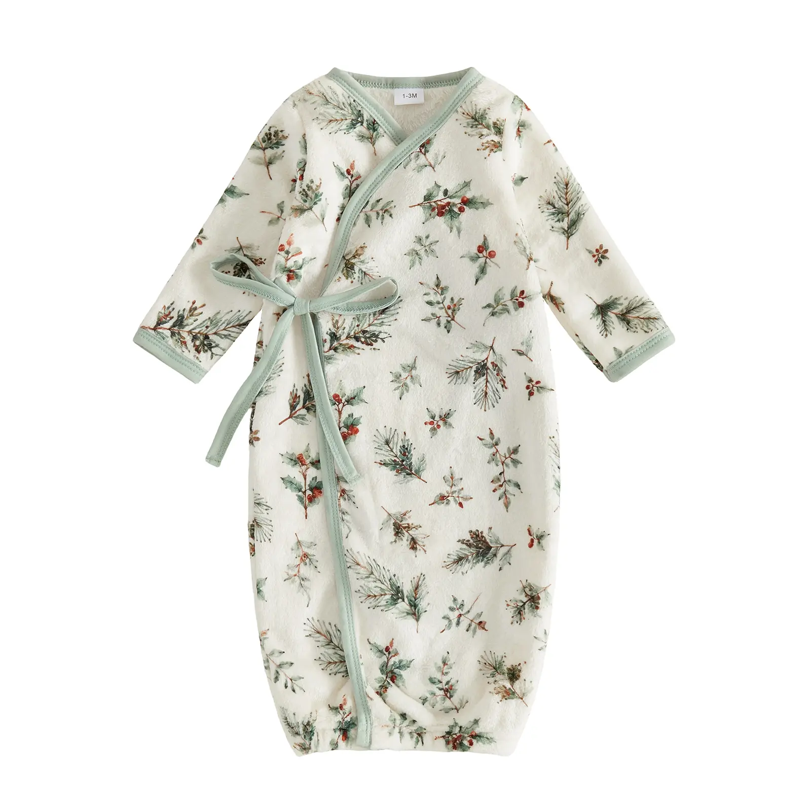 Newborn Baby Girl Boy Sleeping Bags Wrapped Tie Front Long Sleeve Sleep Sack 0-2 Years