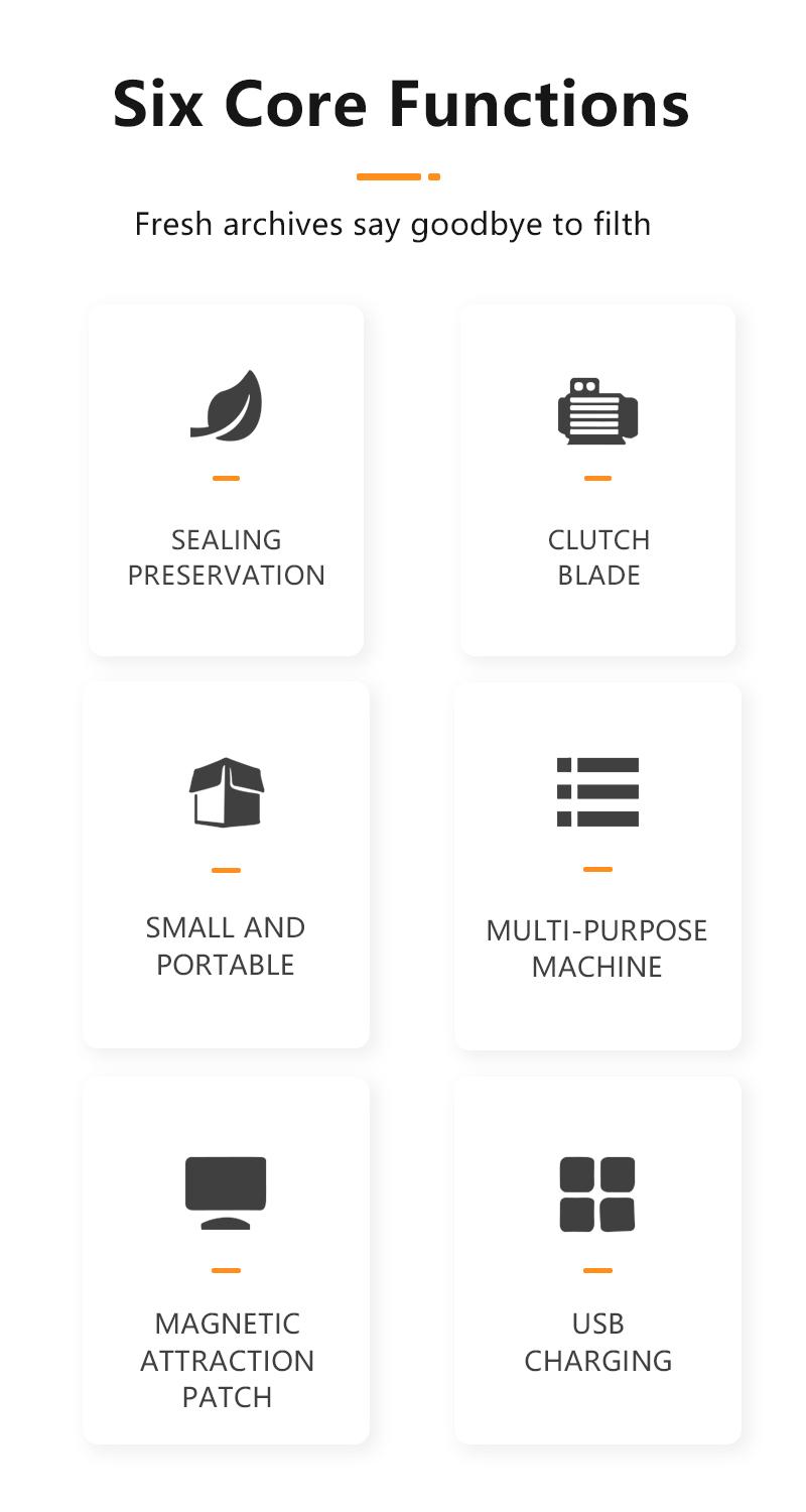 2 in 1Heat USB Rechargeable Bag Selaer,Snack Mini Snack Bag Sealing Machine,Plastic Electric Bag Sealers,Keep Food Fresh,Portable Sealer Picnics.