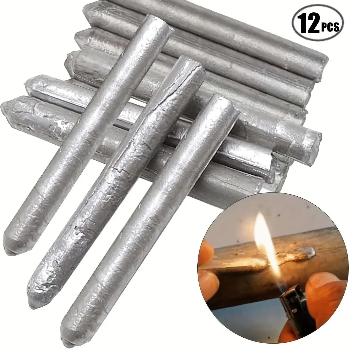 12 Low Temperature Welding Rods, Fast Melting Powder Core, Heavy Duty, Suitable for Stainless Steel, Copper, Iron, Aluminum, Durable and Reliable