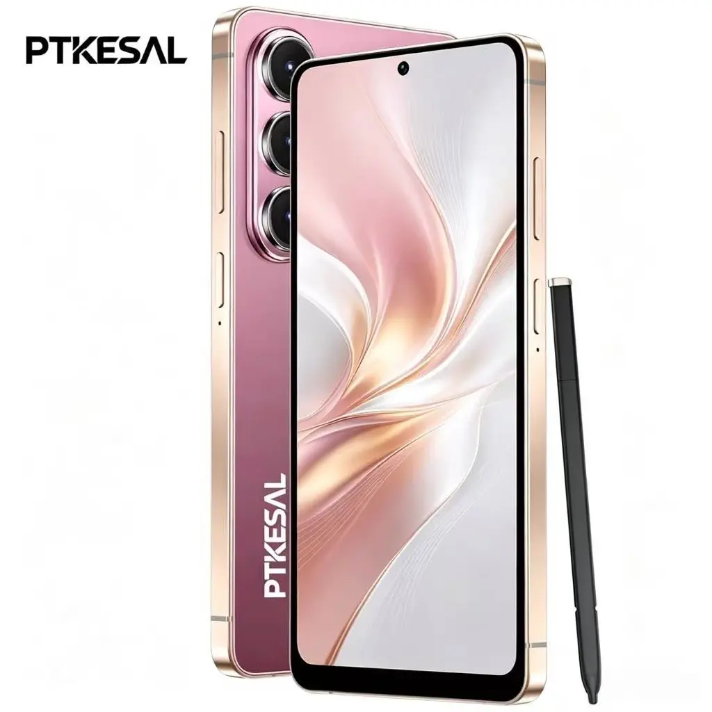 PTKESAL-26 Ultra Phone, 6.75 Inch Large Screen, 3gb+32GB Storage, Mtk6762, Android 12, 4g Network, 5+13mp Camera, 4100mah Battery, Face Unlock, Stylus Included