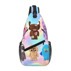 Large Capacity Fugglers Ugly Cute' Chest Bag Large Capacity Lightweight Sling Bag for Daily Commute Outdoor Camping Business Travel, Cartoon Casual Large Capacity Fugglers Ugly Cute' Merch Shoulder Backpack for Tablet, Gift for Men Women Kids