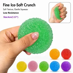 X-ncs01 Handmade No-Rebound Crystal Slushy Squishy — Soft Crunch Fidget Stress Ball, Satisfying ASMR Tactile Sensory Toy for Anxiety Relief, Portable Relaxation for Office, School, Travel, Trending Gift
