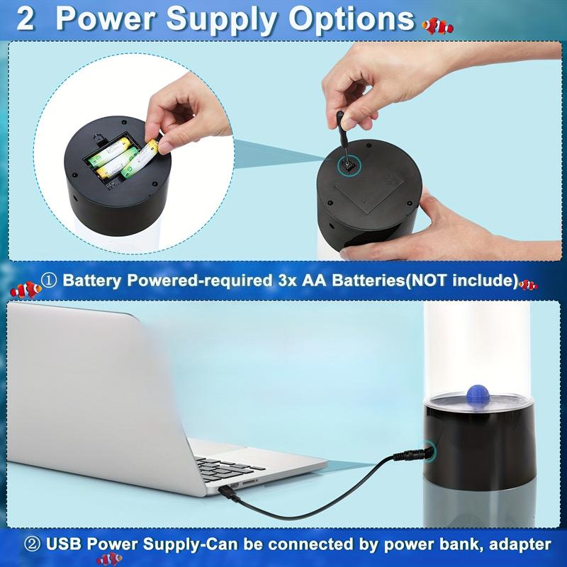 ( Not Included) Bubble Fish Aquarium Lamp with Control, RGB Color-Changing LED Fish Tank Night Light, 4 Modes & Sensory Calming Mood Light for Bedside, for, for /s – ( Not Included) Bubble Fish Aquarium Lamp with Control, RGB Color-Changing LED Fish Tank Night Light, 4 Modes & Sensory Calming Mood Light for Bedside, for, for /s –