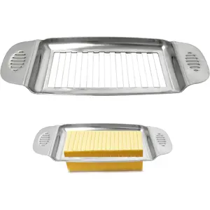Namre Butter Cutter Slicer| Stainless Steel | Wire Butter Square Slicer | Handheld Butter Cutter for Butter| BBQ Accessories for Corn on the Cob & Grilling