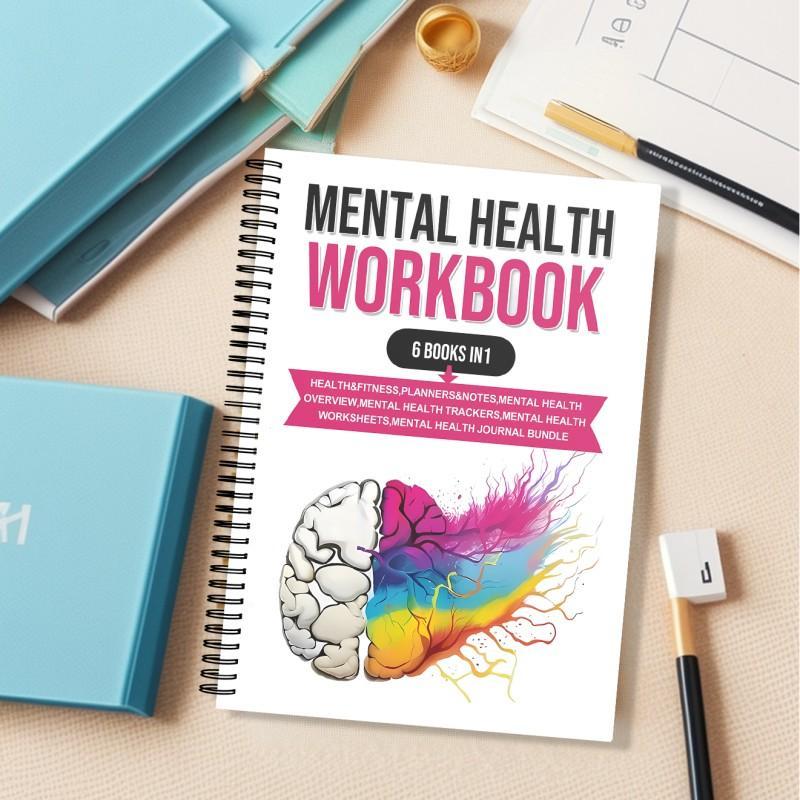 Mental Health Workbook, Mental Wellness, 1 Count Colorful Mindfulness Workbook, Managing Depression in Relationships, Addiction Recovery Strategies, Healing Complex PTSD