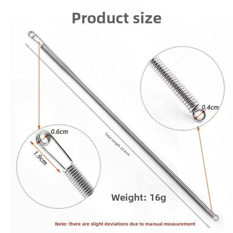 2Pcs Bendable Multi-purpose Spring Loaded Cord Threading Tool for Eyelet Elastic Waistband String Insertion Device