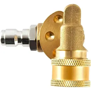 High Pressure Nozzle, 1 Count 1/4 Inch Quick Connector, Car Washer Cleaner Water Gun Parts, Hose Connector Nozzle, Garden Watering & Irrigation Supplies