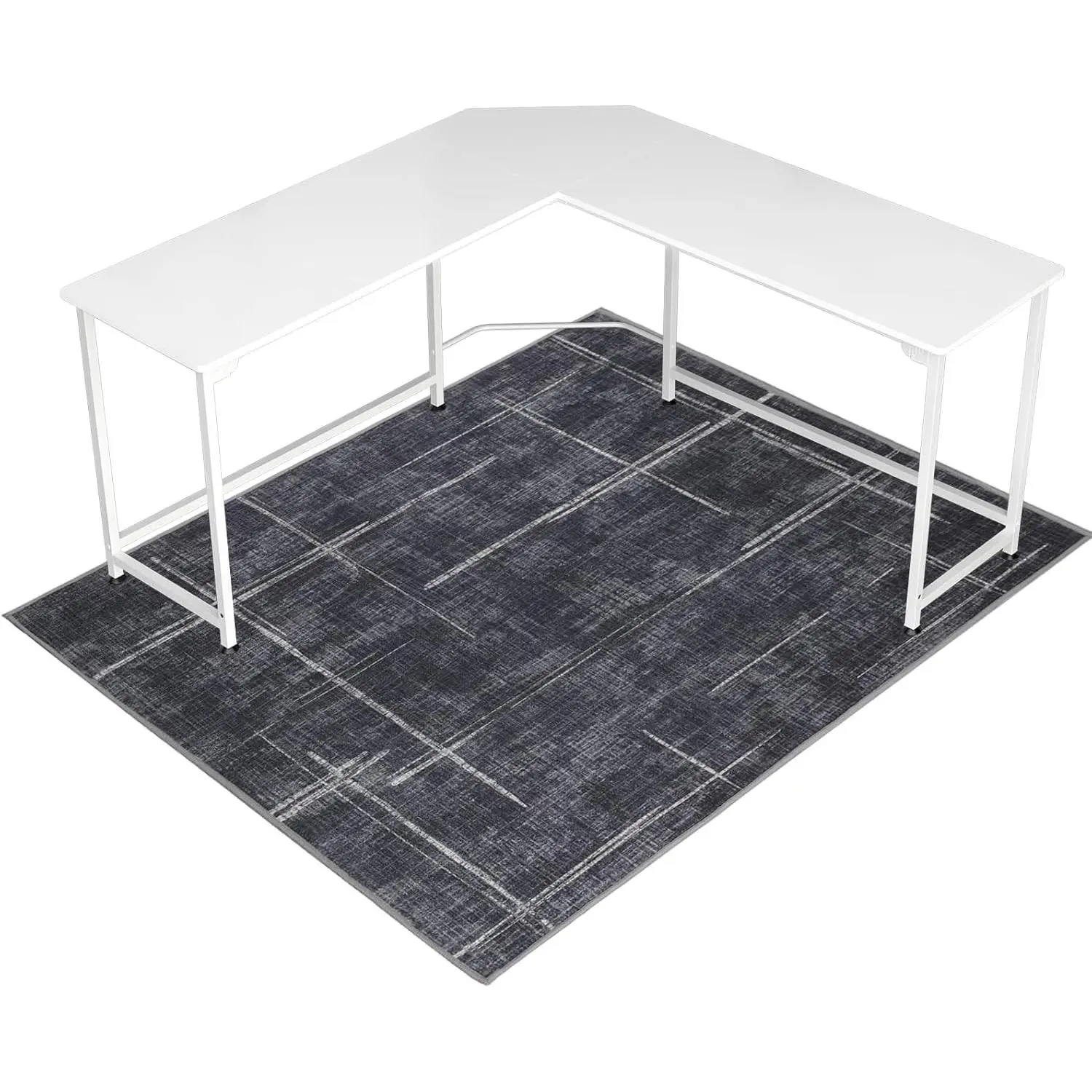 Office Chair Mat for Hardwood Floor&Tile Floor,48"X 60" | Heavy Duty Desk Chair Mat for Hard Floors,Under Desk Rug for Rolling Computer Chair,Anti Slip,Low Pile Carpet Floor