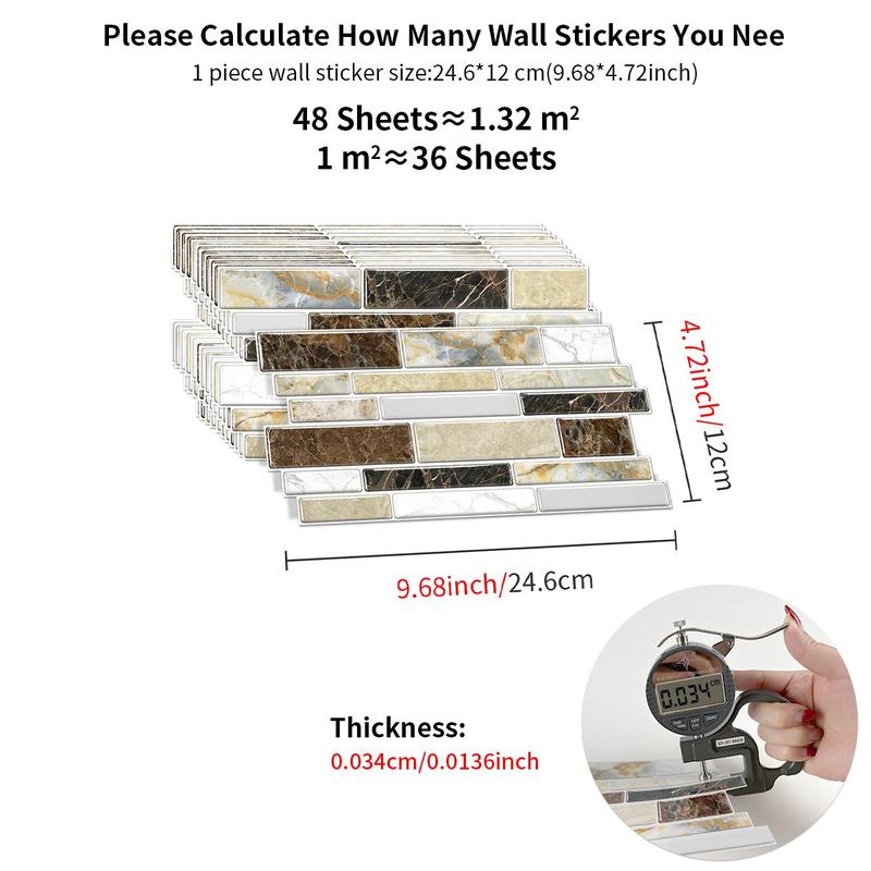 Marble Pattern Wall Sticker, Self-Adhesive Peel-and-Stick Waterproof and Oil-Proof Wall Decal for Kitchen, Bathroom, Home Office and Dormitory, Marble Backsplash Wallpaper Marble Pattern Wall Sticker, Self-Adhesive Peel-and-Stick Waterproof and Oil-Proof Wall Decal for Kitchen, Bathroom, Home Office and Dormitory, Marble Backsplash Wallpaper