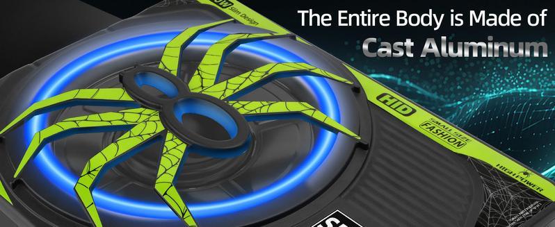 2025 1200W 10"Slim Car Underseat Bicycle stereoSubwooferFree shipping and Amp Package with Ambient Light, Individual Control for Low Pass/Gain/Boost Bass, High output surround vibration bass without distortion for Truck