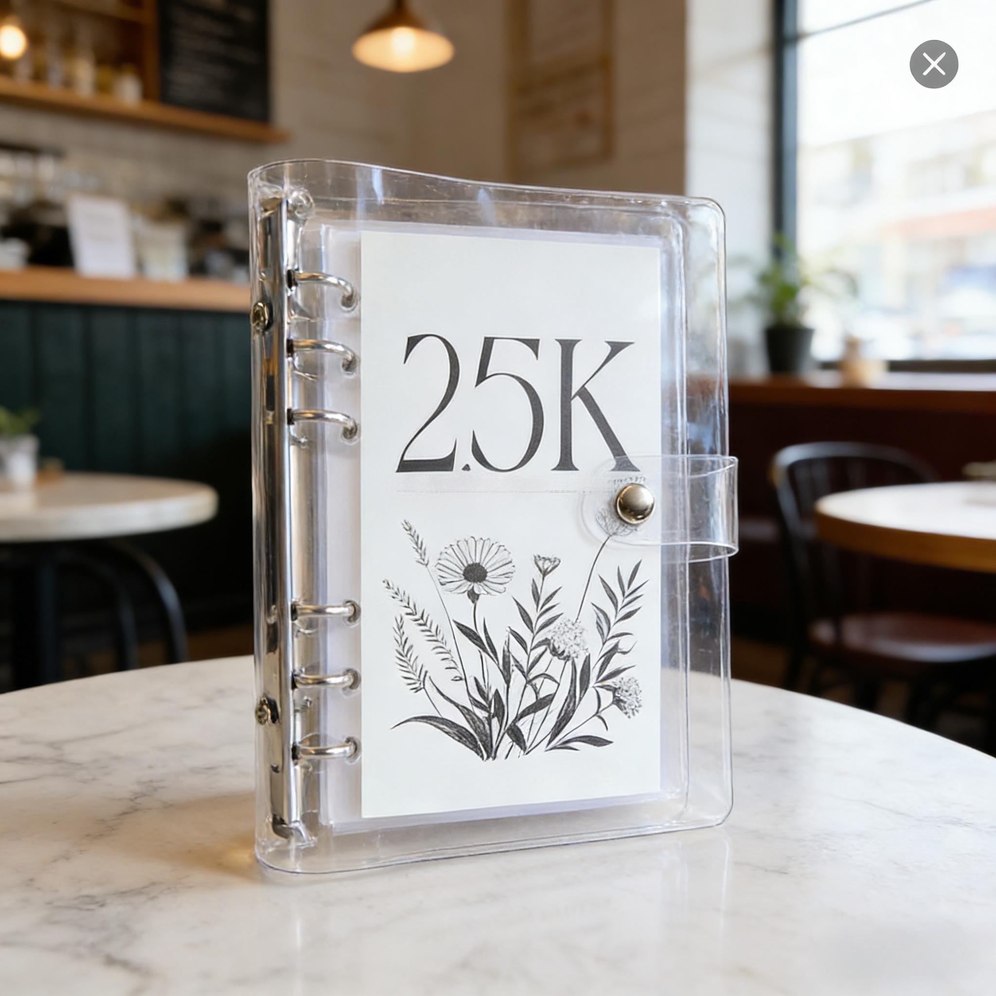 A6 12 Month Money Saving Challenge Binder, 1 Count Money Saving Budget Binder with Cash Envelopes, Savings Challenges Book for Home Office, 2026 New year Valentine's Day Gift