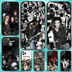 Tom Bill Kaulitz Tokio Hotel Phone Case For iPhone 17 Pro Max Air,16,15,14,13,12,11,Plus,Pro Max,XS,X,XR,SE,Mini,8,7 & Samsung Galaxy S26 S25 Ultra S24 S23 S22 S21 Plus Soft Silicone Black Cover